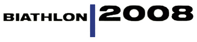 Biathlon 2008 title screen for Playstation 2